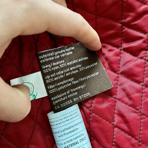 Red Danier Leather Jacket - Picture 11 of 17